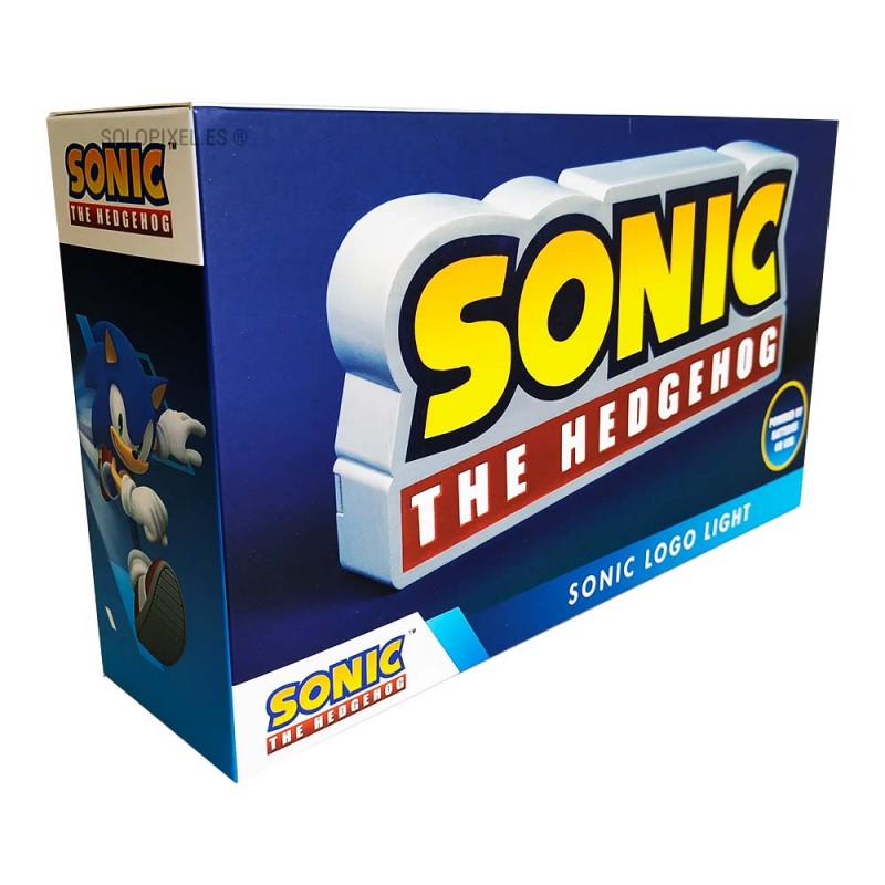 Lámpara LED con logotipo de Sonic the Hedgehog