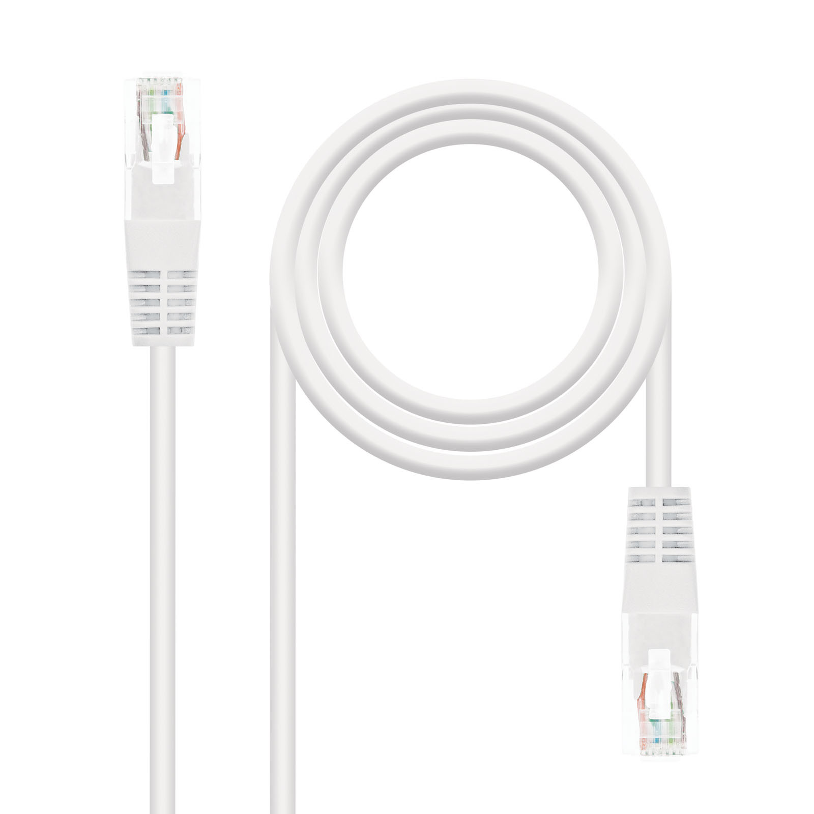 Latiguillo Rj45 Cat6a Utp Cu Lszh 0,25m Blanco Nanocable 10.20.1800-l25-w
