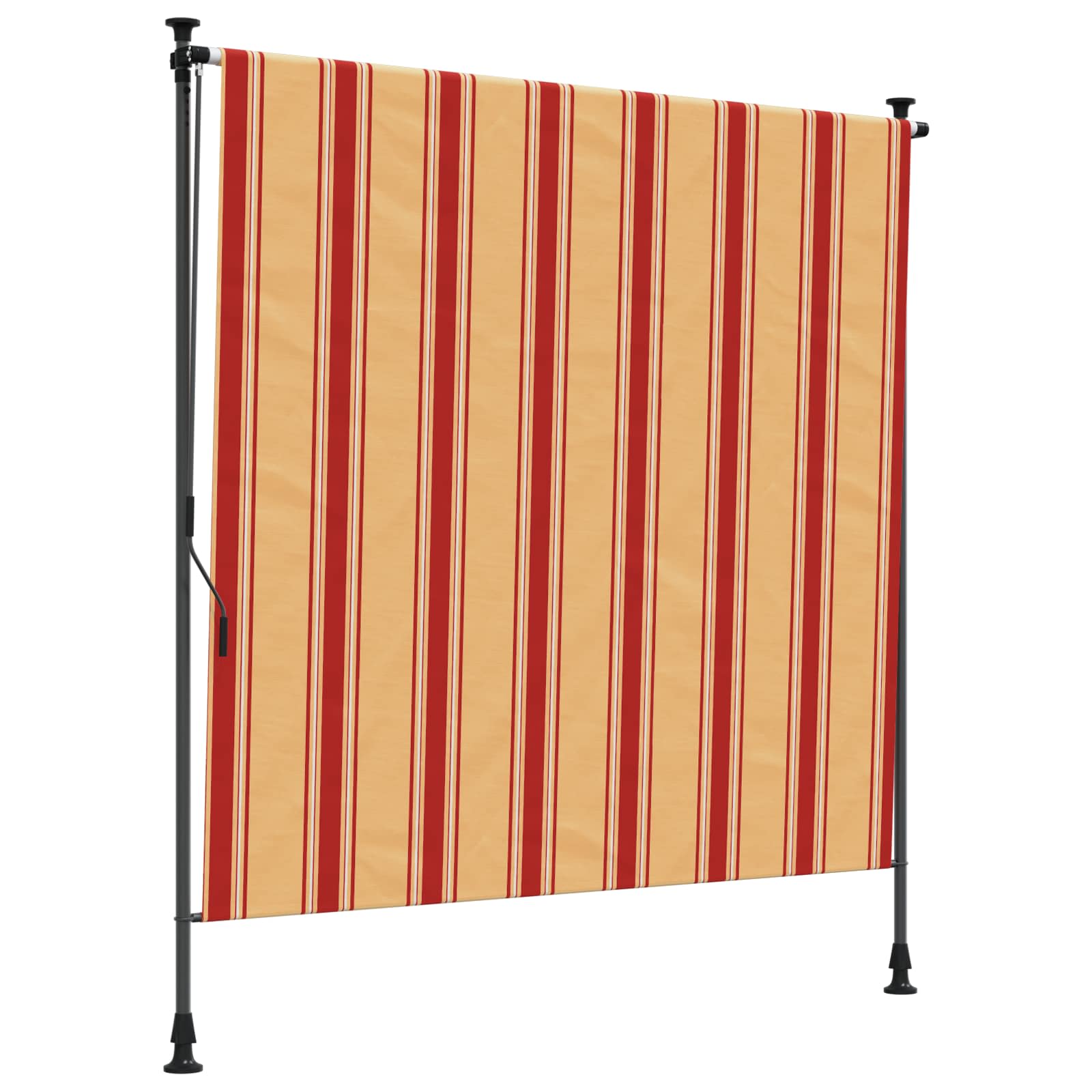 vidaXL Persiana enrollable exterior tela acero 150x270 cm Multicolor