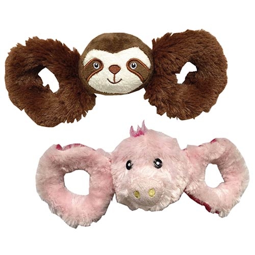Peluche Orejotas Ibañez para Perros Cachorros - Juego de con Anillos de y Orejas Gigantes