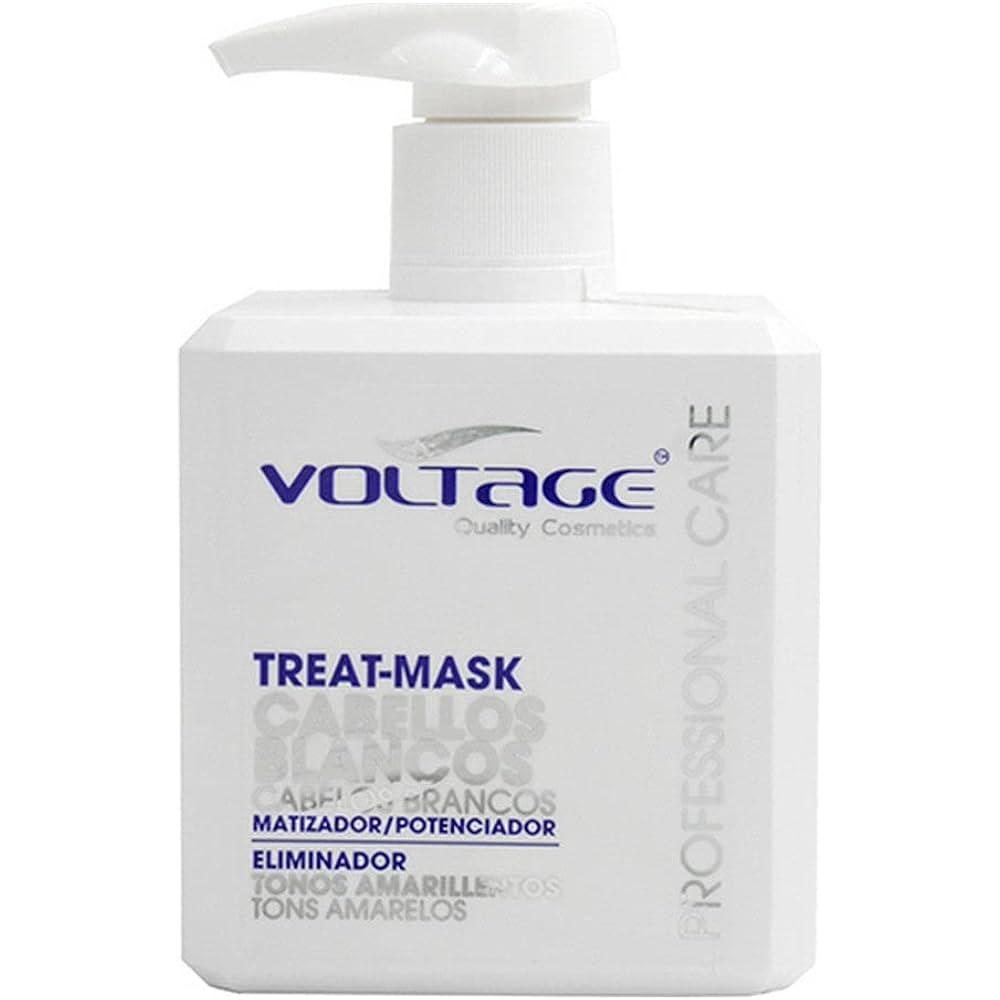 Voltage Cosmetics Mascarilla Antivolumen Orgánica para Alisado de Cabello Blanco 500ml