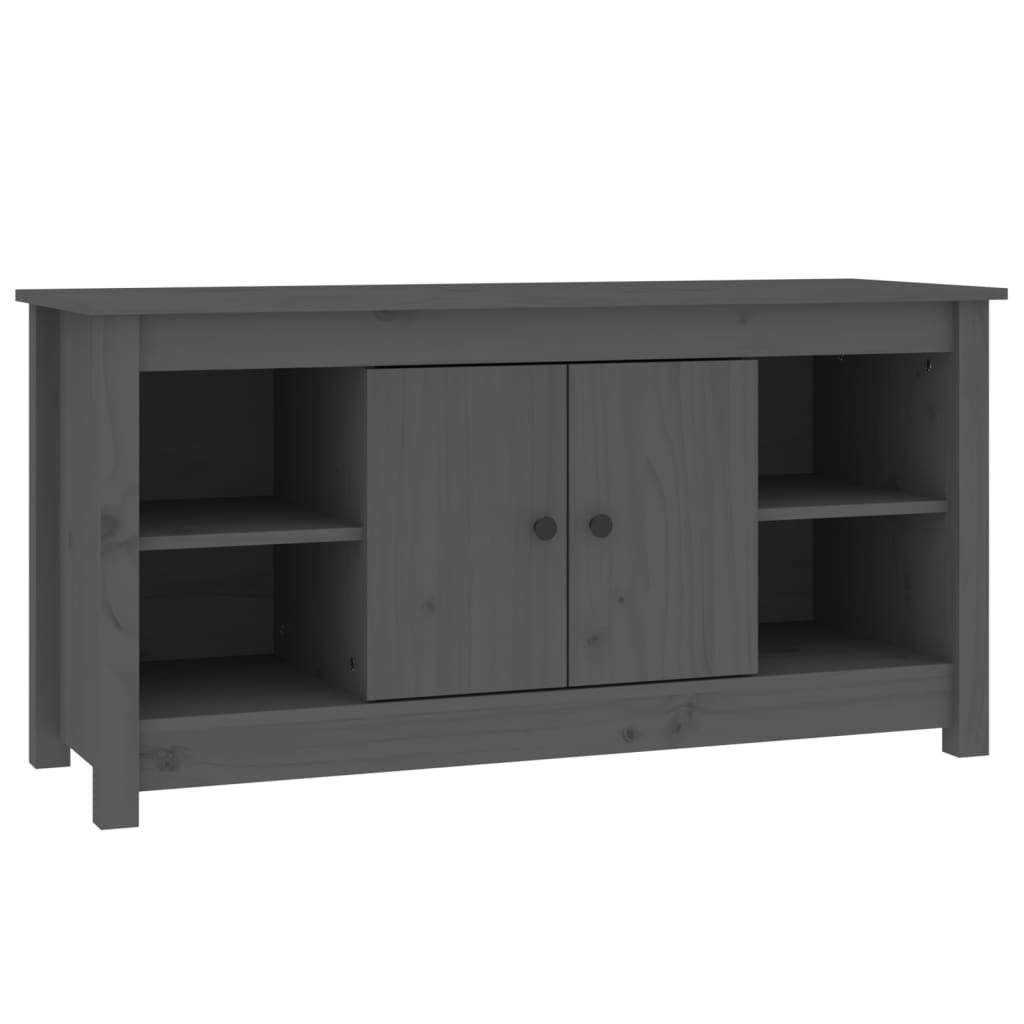 Mueble de TV Vidaxl de Madera Maciza de Pino 103x36,5x52 Cm