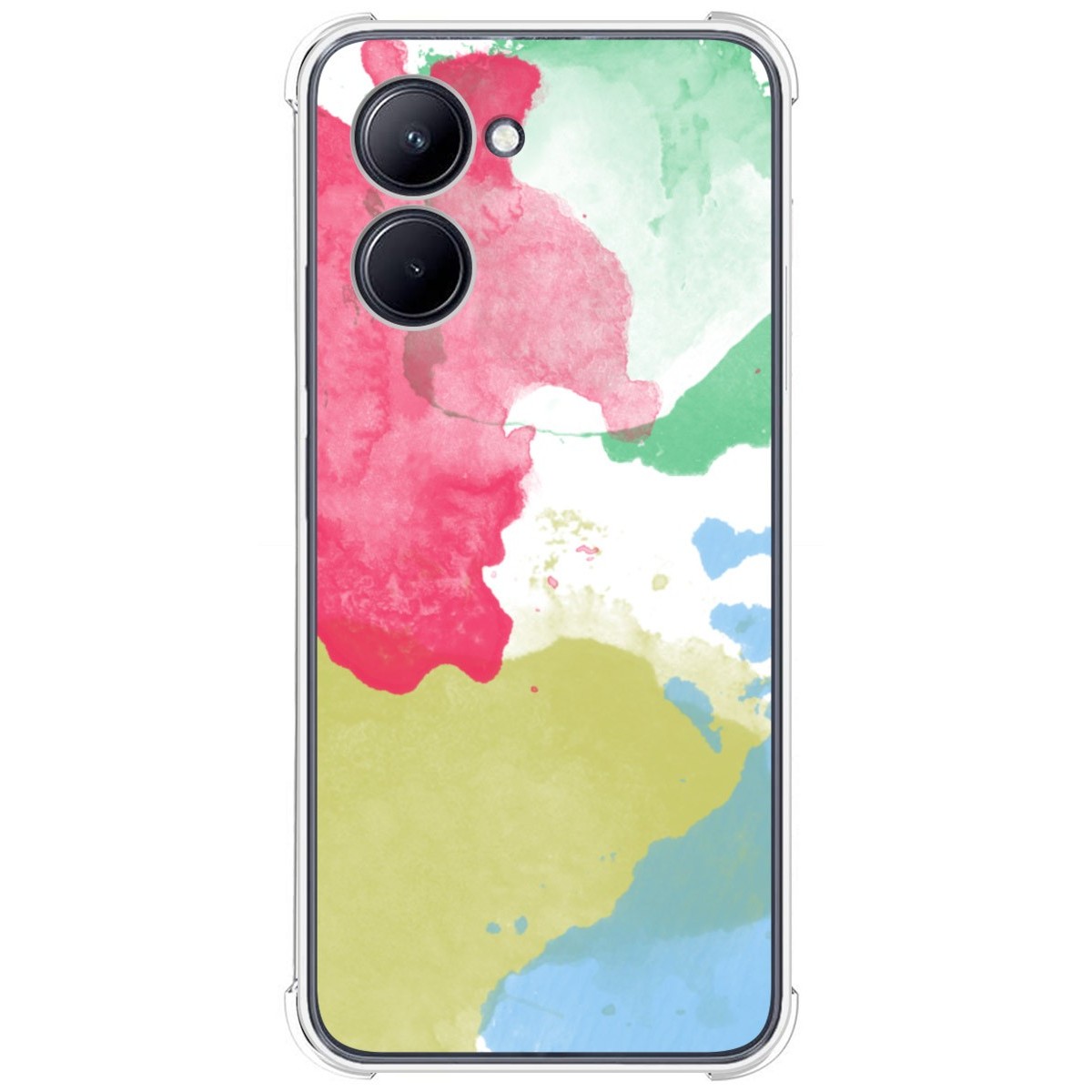 Funda Silicona Antigolpes para Realme C33 diseño Acuarela 02 Dibujos