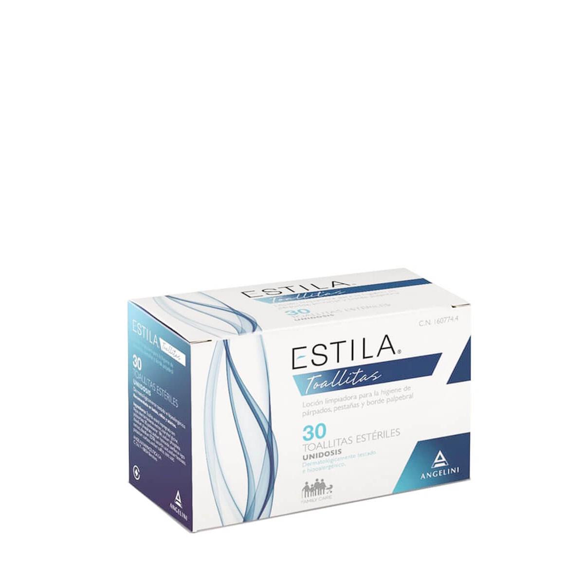 Estila toallitas estériles monodosis 30 unidades