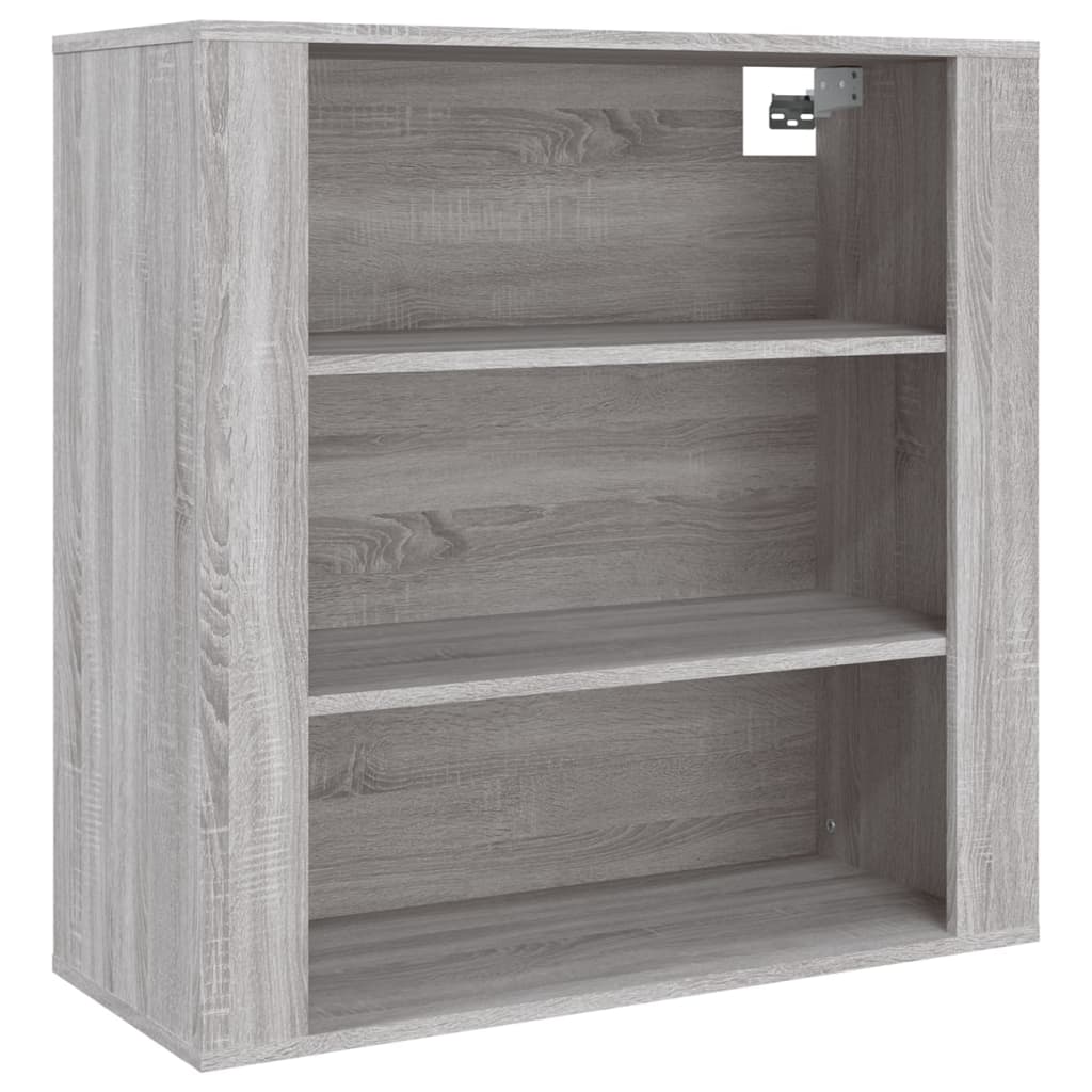 vidaXL Armario de pared madera contrachapada 80x33x80 cm Multicolor