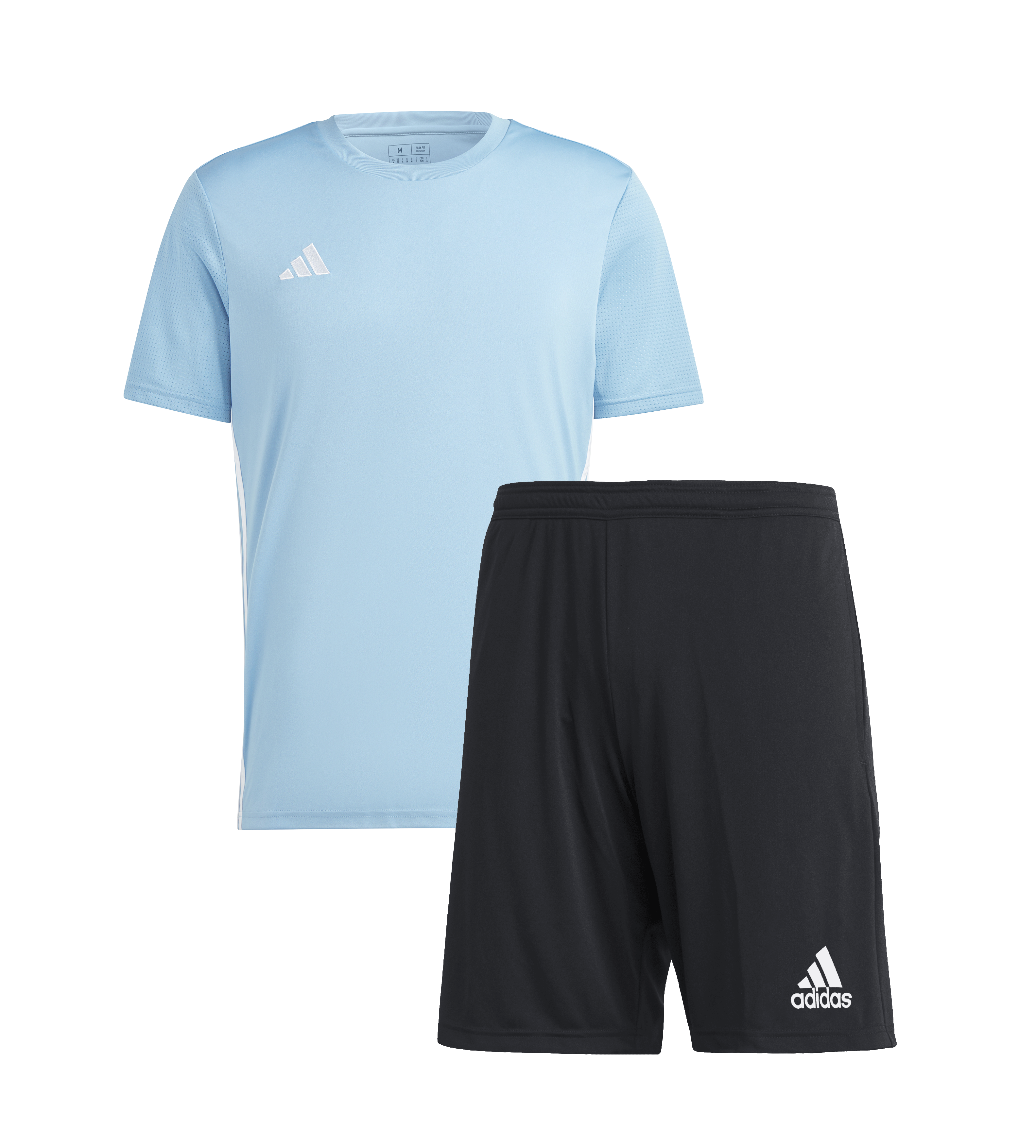 Equipación Adidas Hombre - Varios Colores - Cómoda y Transpirable - Prendas Ligeras y Resistentes - Multideporte - Running - 100% Poliéster - Equipaciones Adidas Cortas Equipos - Adidas Blanco_ Negro_ Rosa_ Verde_ Naranja_ Fosforito