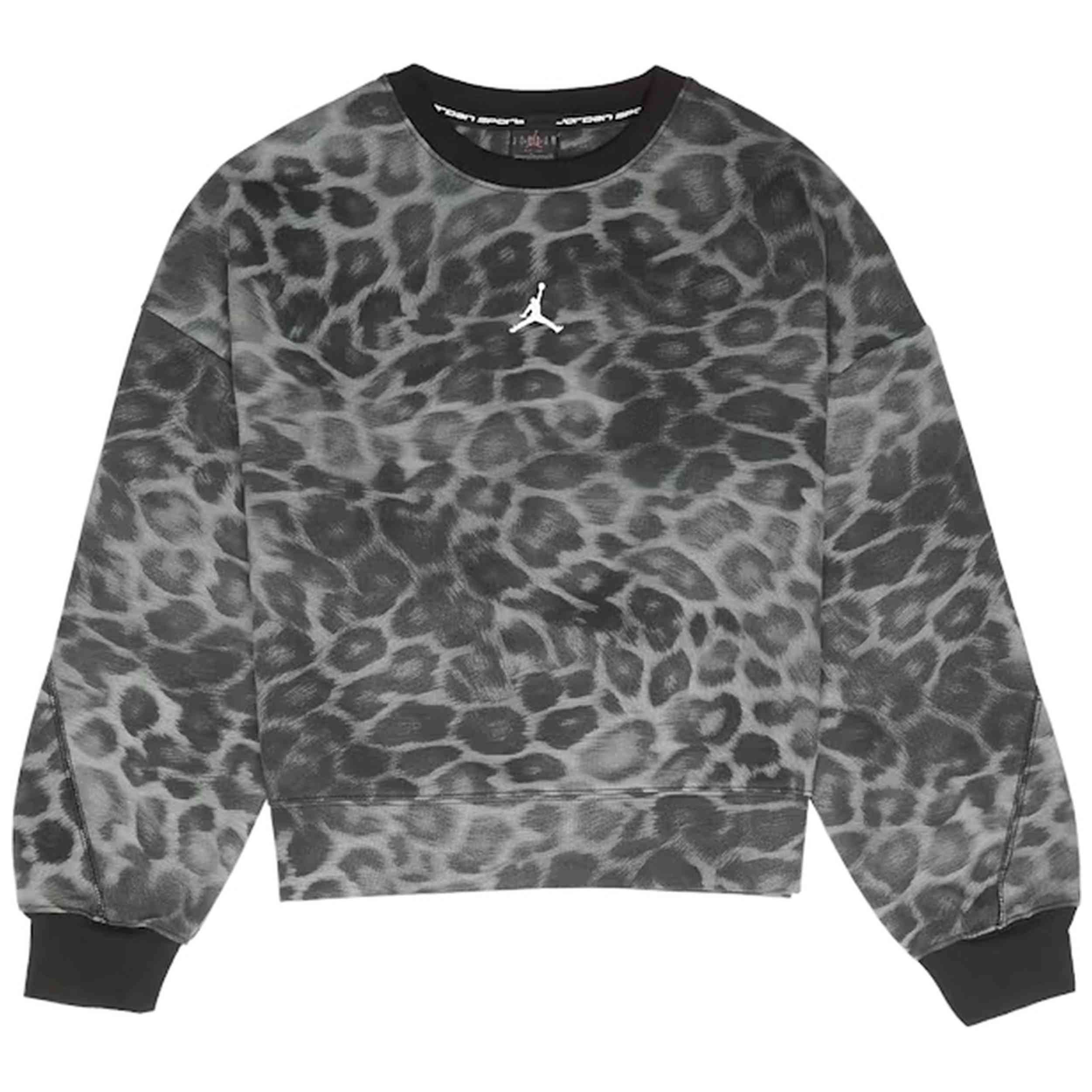 Sudadera Jordan modelo JDG PERFORM SPORT AOP CREW para Mujer en color Gris