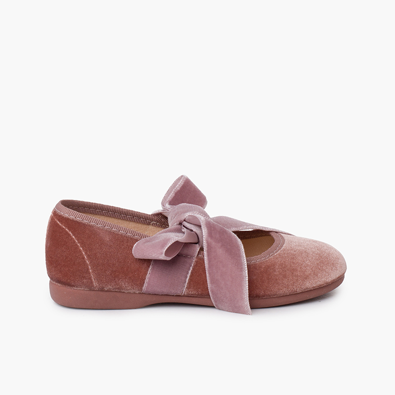 Pisamonas Merceditas Lazada Terciopelo de Terciopelo Brilloso