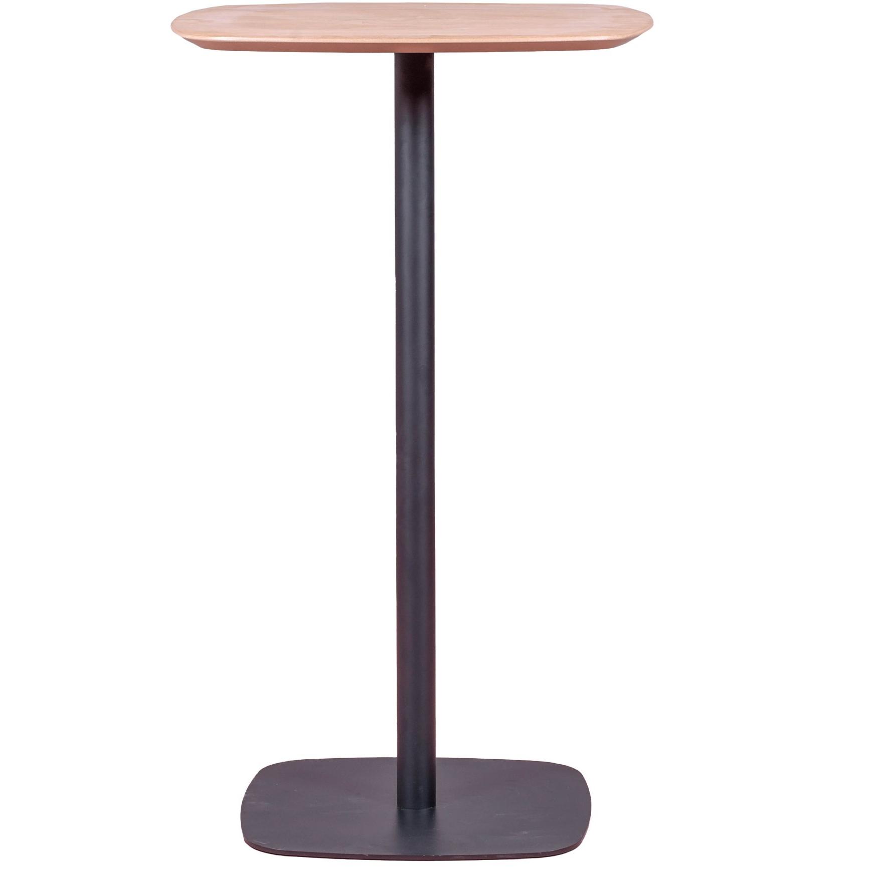 Nest Dream - Mesa alta para bar de estilo industrial, 106cm de altura y 60x60cm - Pub