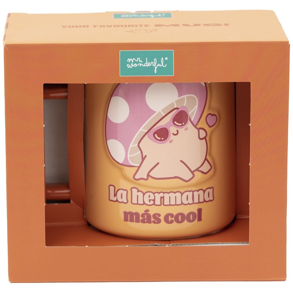MR TAZA 3D SETA LA HERMANA MAS COOL TAZAS S2 9x9x14 Cms.