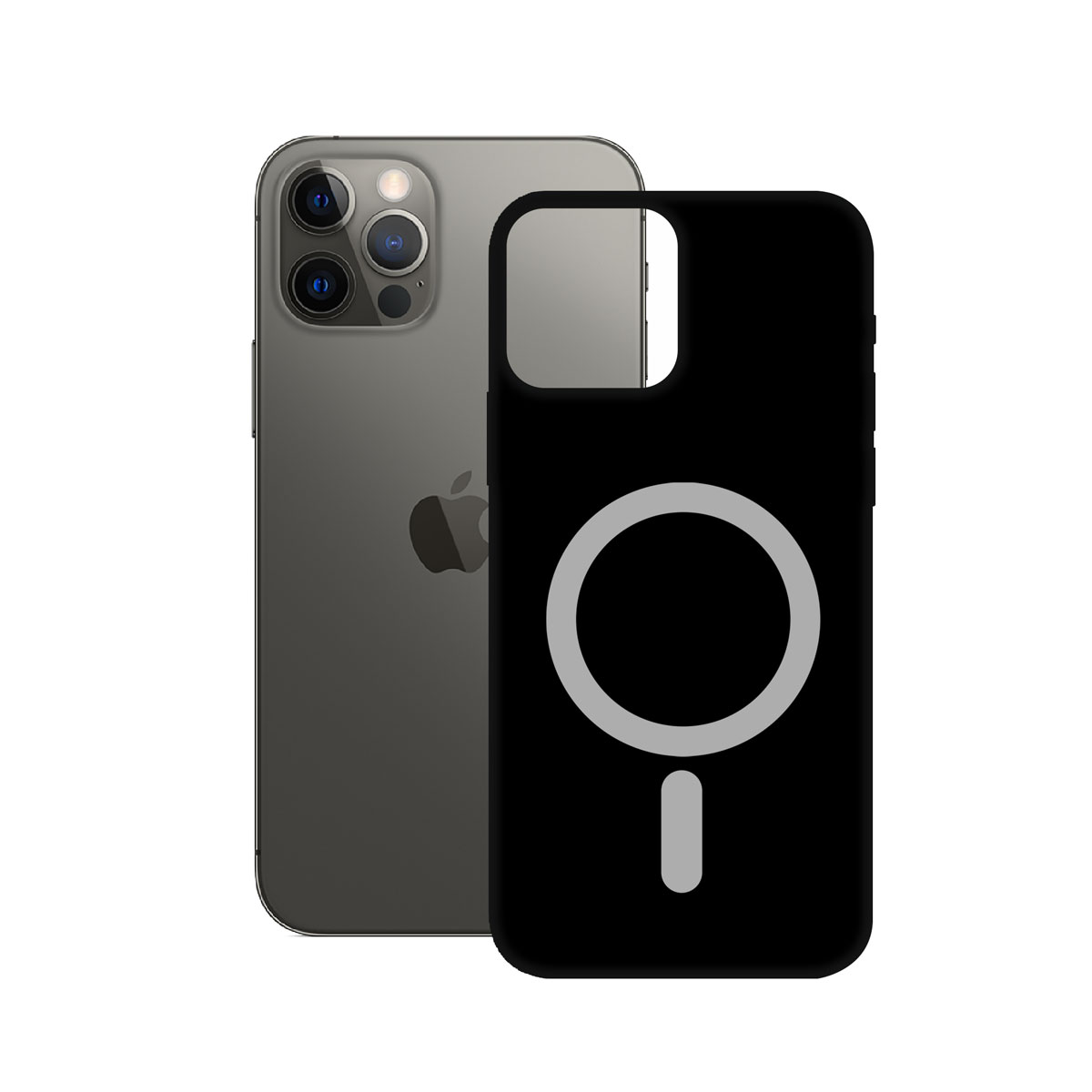 Carcasa especialmente diseñada para ajustarse al cargador magcharge, de la gama soft silicone de ksix.