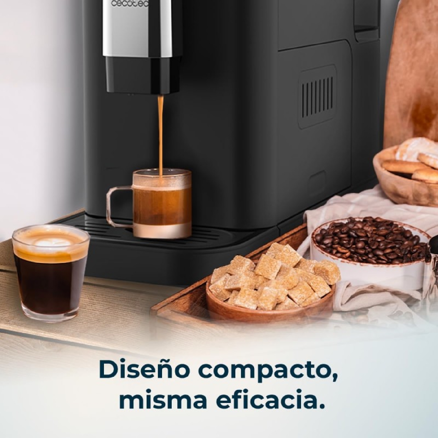 Cafetera superautomática Cecotec Power Matic-ccino Vaporissima 1,2L 19  bares negro