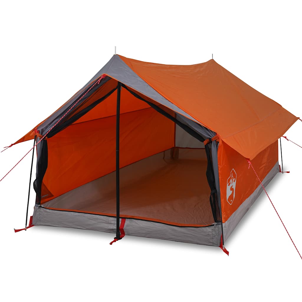 vidaXL Tienda de Campaña para 2 Personas Impermeable Toldo Camping Carpa Color Azul, Gris y naranja, Verde y mas