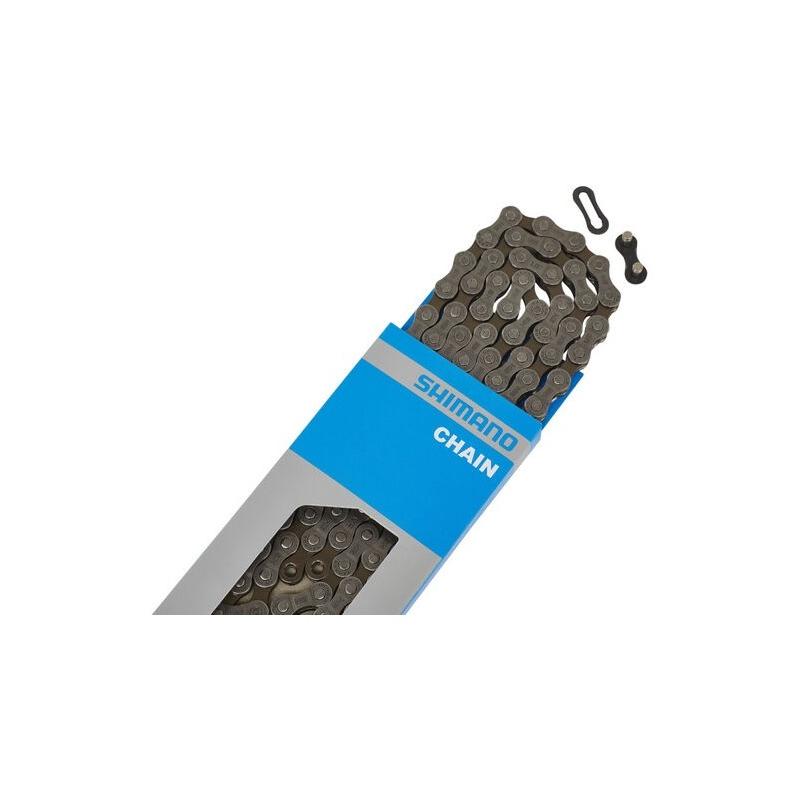 Shimano - Cadena CN-HG40 116 eslabones para bicicleta 6/7/8 velocidades con tecnología HYPERDRIVE SIS/DUAL SIS para cambio indexado preciso y rendimiento profesional en ciclismo de carretera y montaña