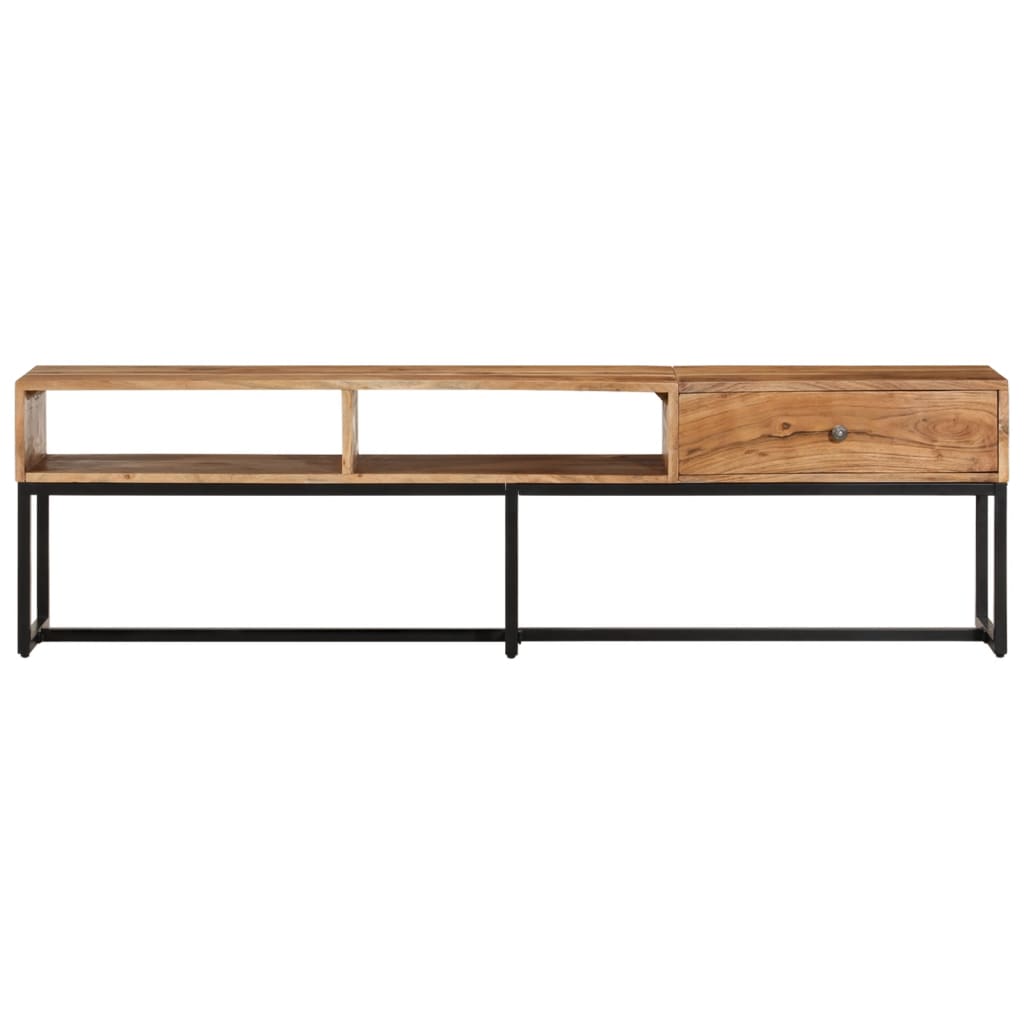 Vidaxl Mueble de TV de Madera Maciza de Acacia 160x30x45 Cm