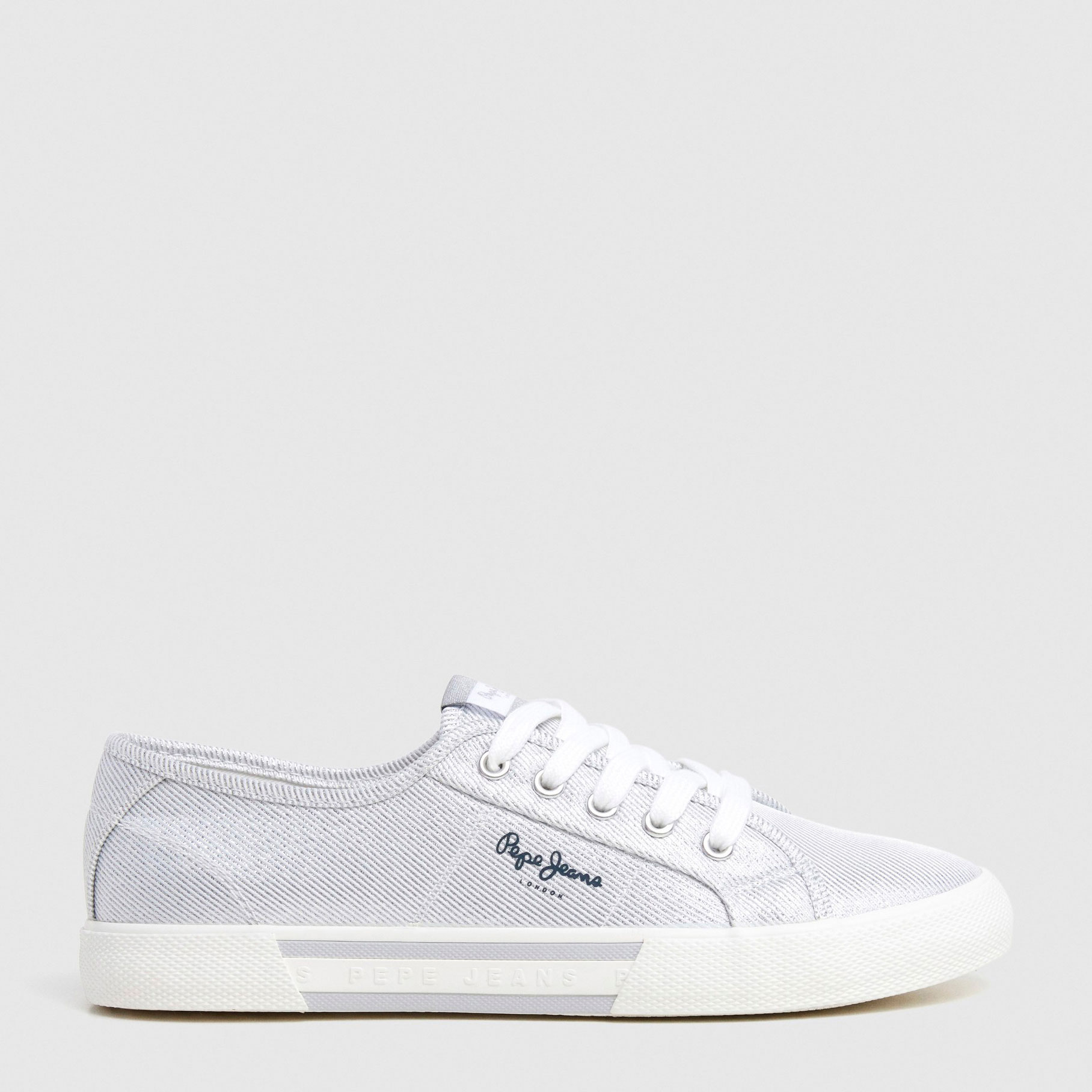 Pepe Jeans Zapatillas Brady Party Plata PLS31439-934 , para Mujer
