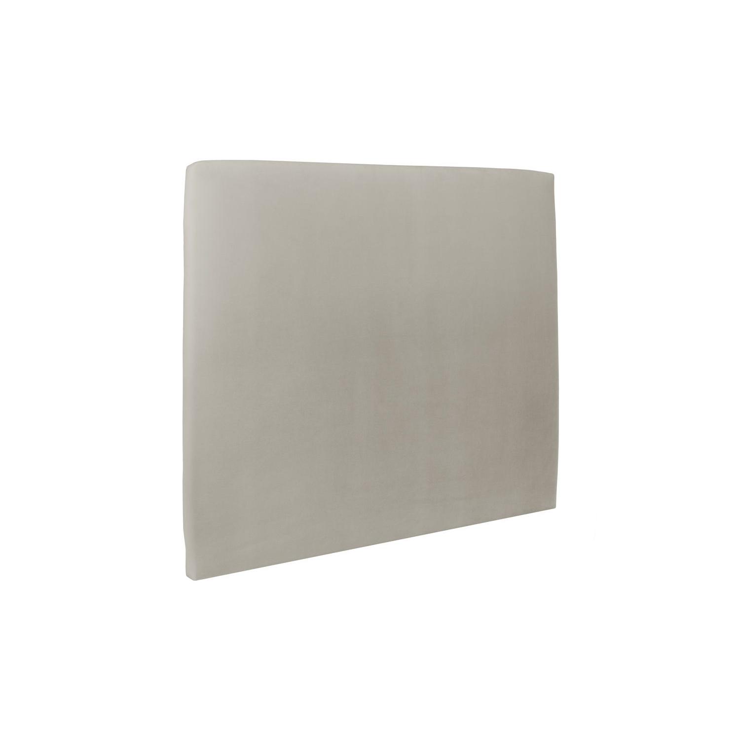 Cabecero tapizado 200 cm - Tela Terciopelo Taupe