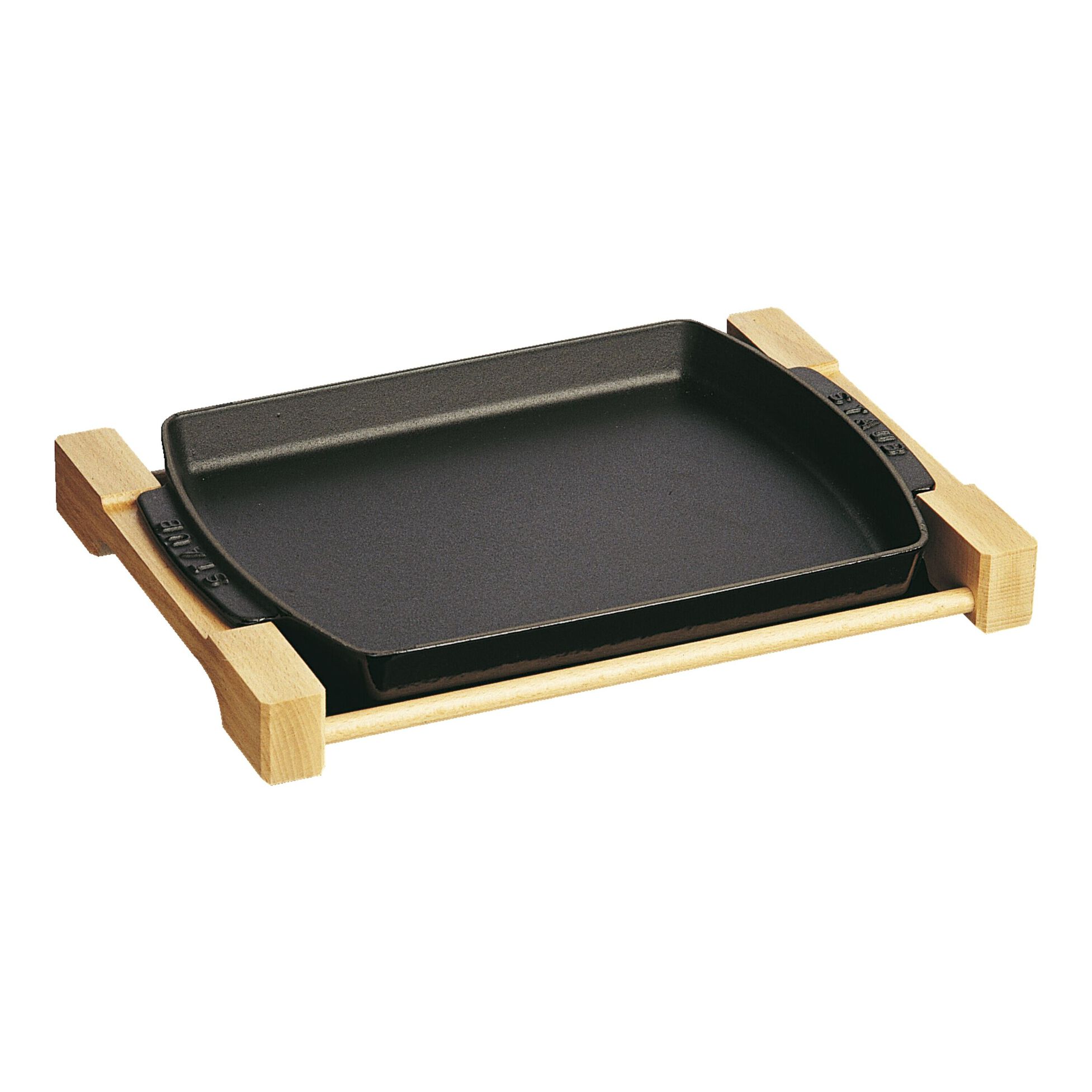 Fuente de servir 33 cm x 22 cm, Hierro fundido, Negro