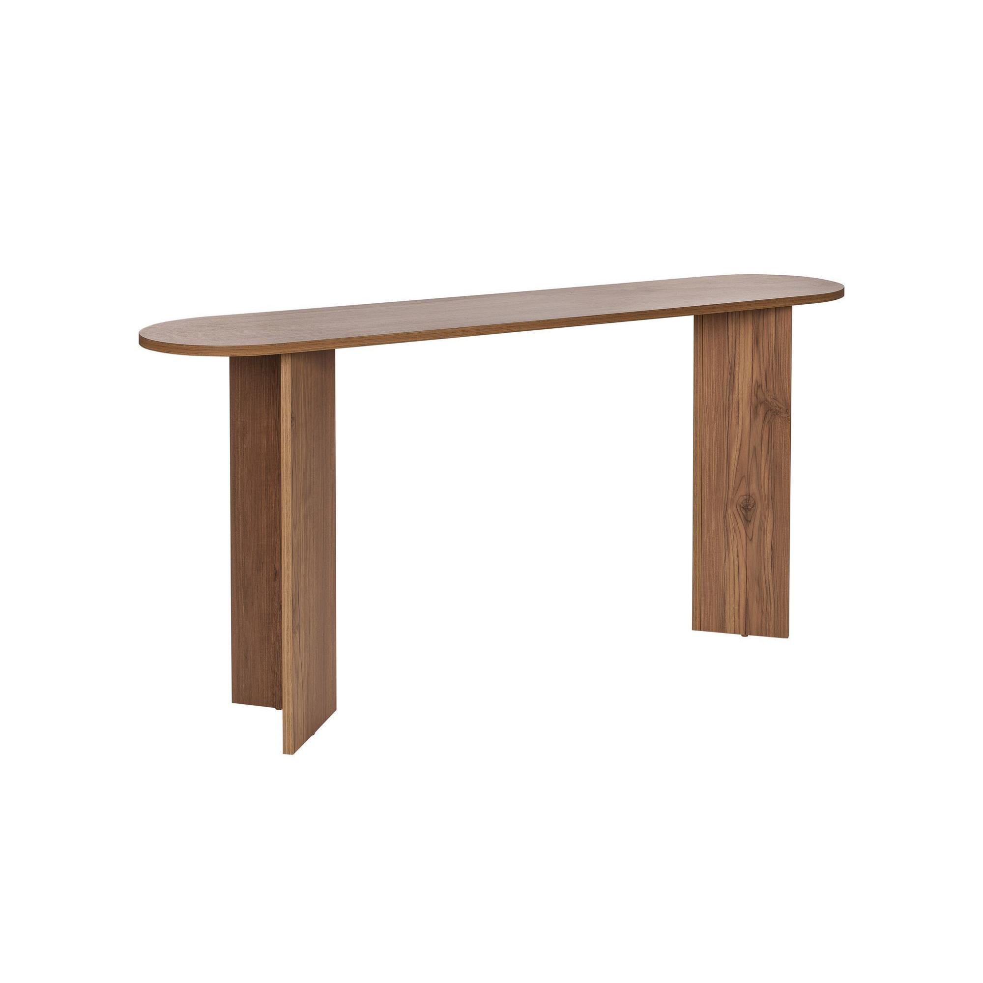 Habitat y Jardin - Consola de madera "Sira" - 150 x 35 x 75 cm - Roble