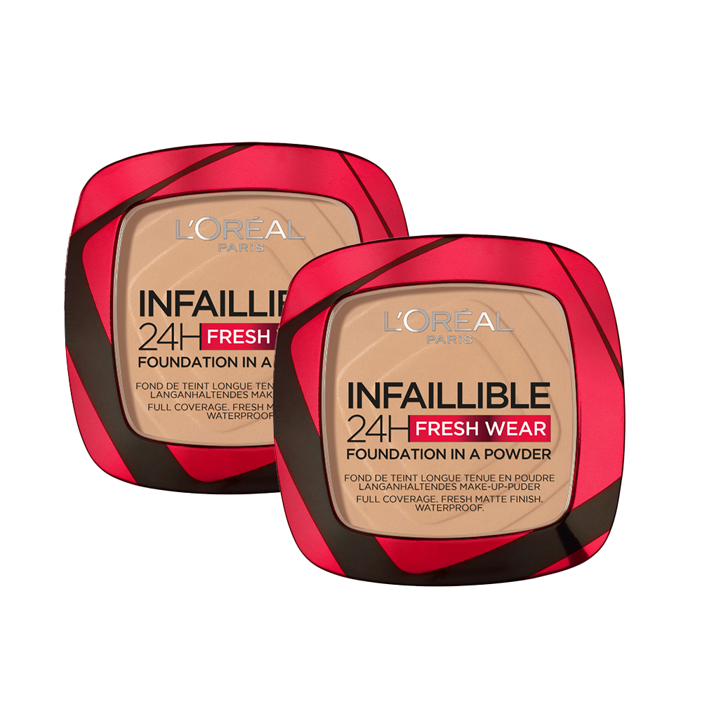 L'Oréal París | Infalible 24H Polvos compactos mate de larga duración