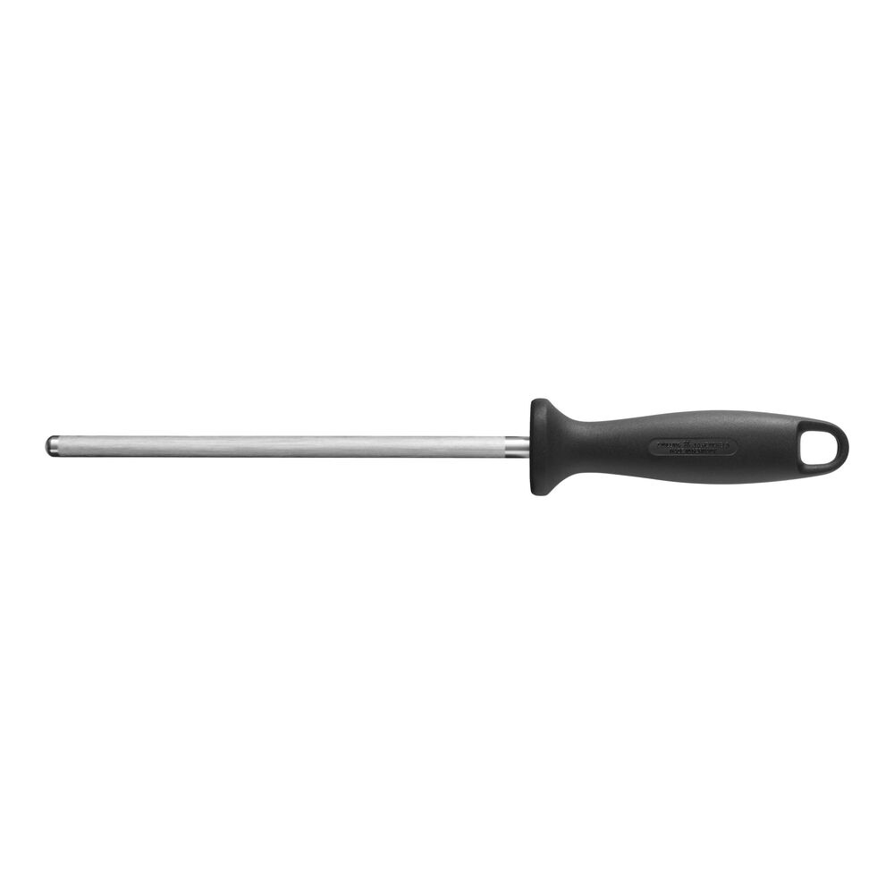 Zwilling - Chaira Redonda 21 cm, Mantiene Cuchillos Cocina Afilados, Afilador, Acero Cromado Estirado, Profesional