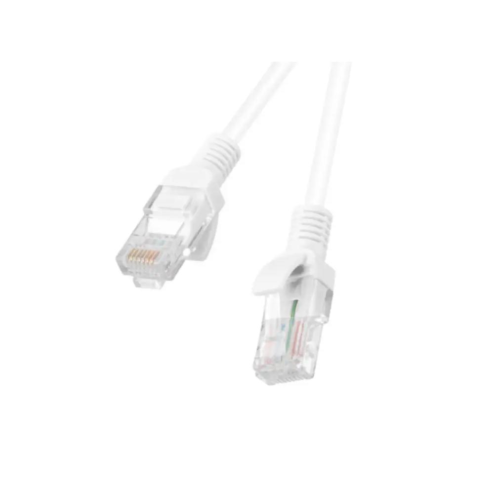 Cable de red Lanberg PCU6-10CC-0200-W Cat6 2 m U/UTP RJ-45 Blanco