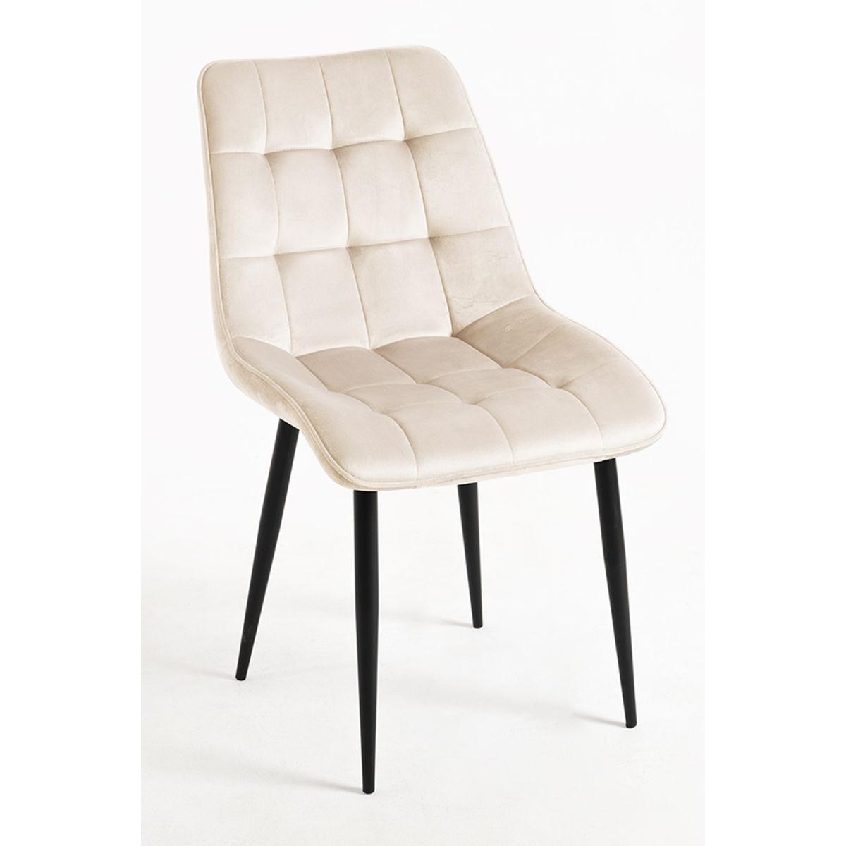 Regalos Miguel - Sillas Comedor - Silla Cade Terciopelo - Beige