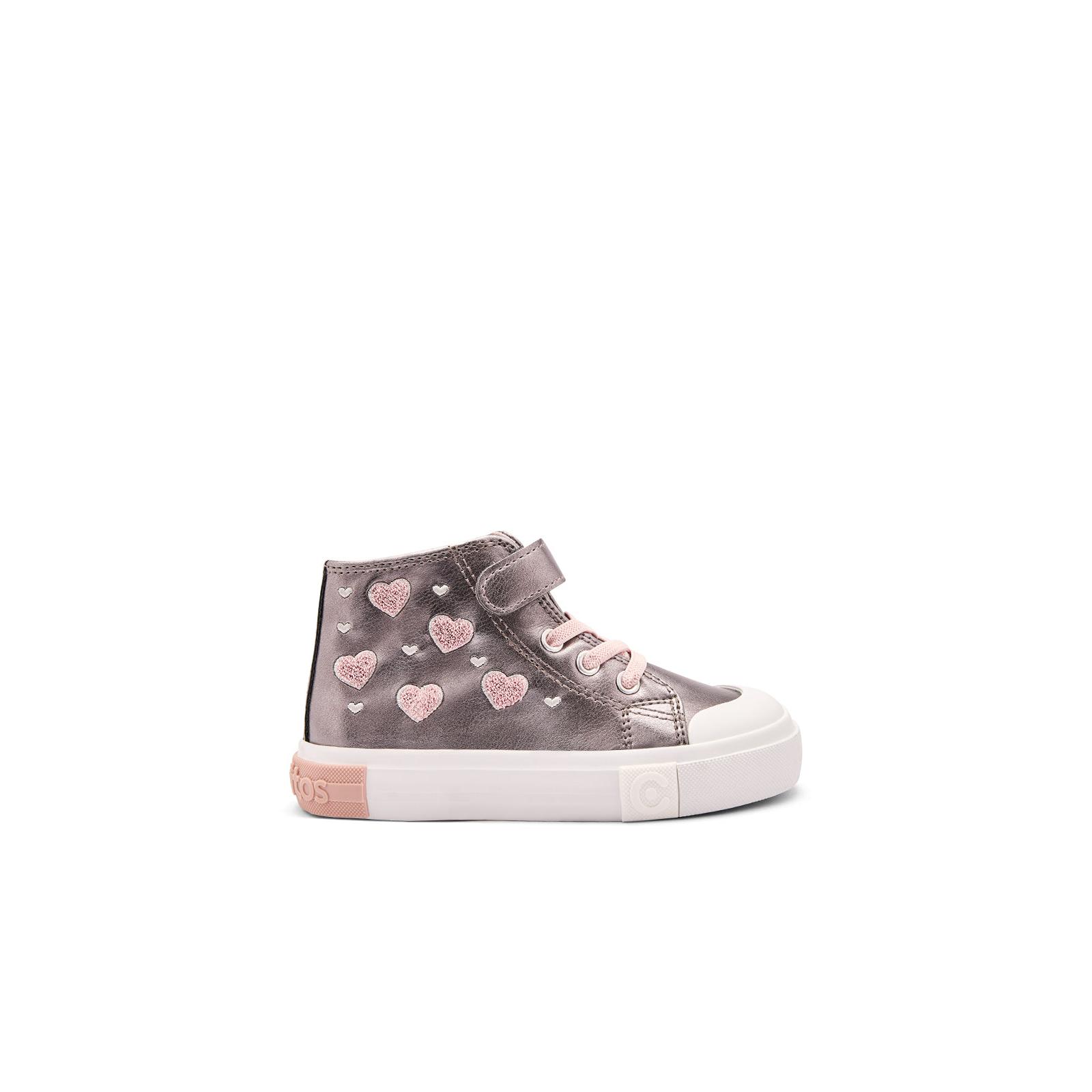 Conguitos - Zapatillas Altas de Niña Con Estampado de Corazones para Niña
