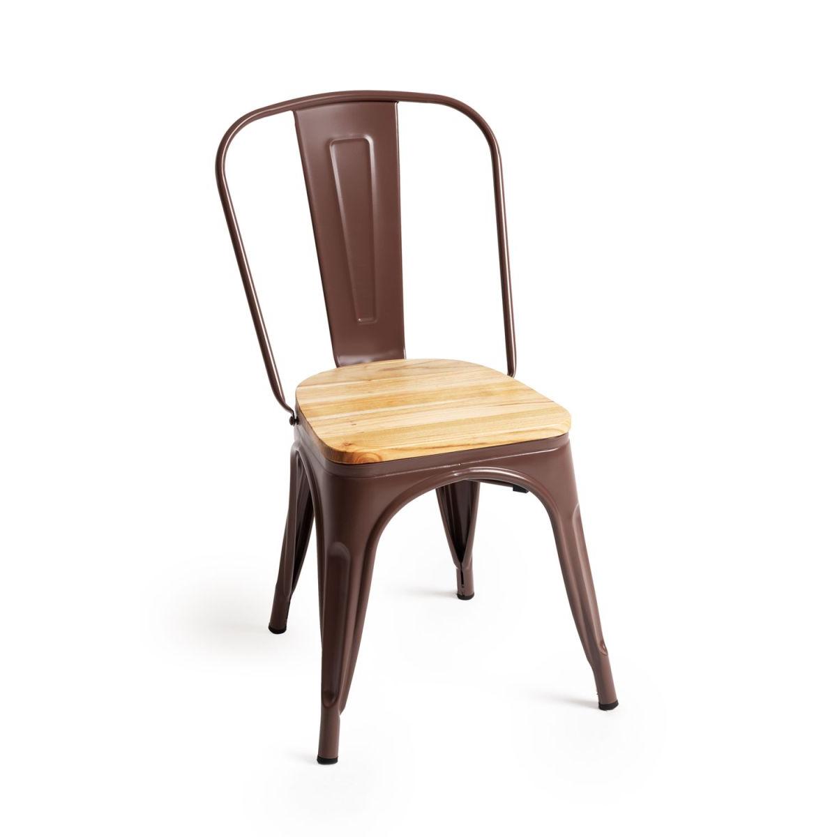 Regalos Miguel - Packs Sillas Comedor - Pack 2 Sillas Torix Madera Natural - Marrón