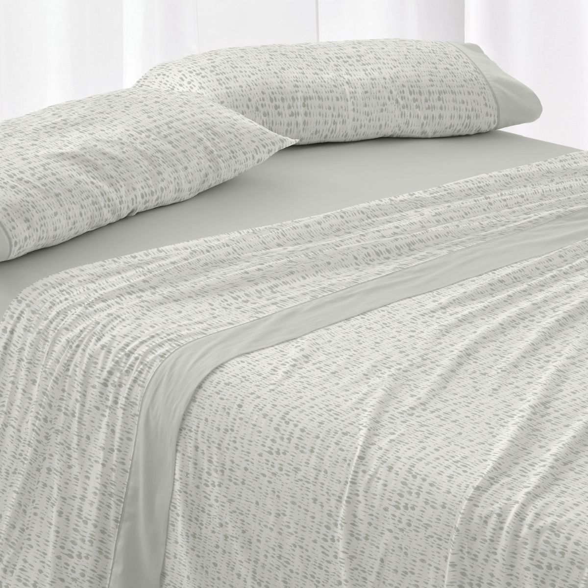 Sábanas de Tela 50 Algodón, 50 Poliéster Burrito Blanco -  Disponible en Medidas de 90 a 160 cm