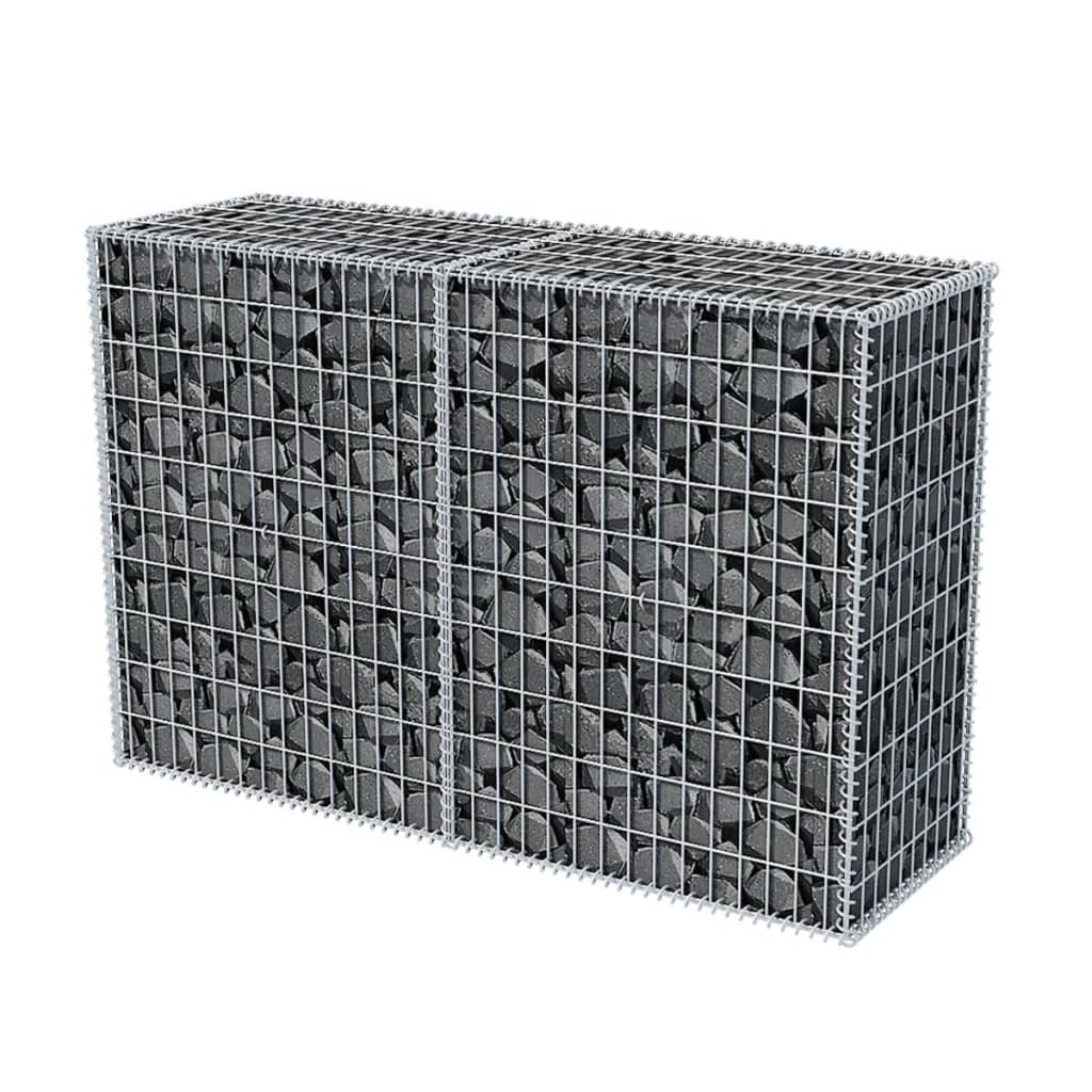 Vidaxl - Cesta de Muro de Gaviones de Acero Galvanizado - 200 X 30 X 100 Cm
