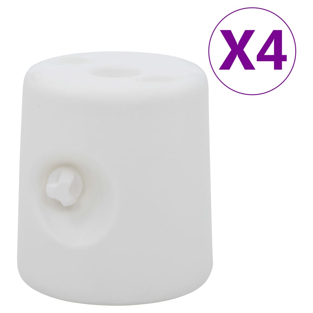 vidaXL 4x Pesos para Cenador/Carpa PE Base de Carpa Sombrilla Toldo Color Blanco,  Negro, y mas