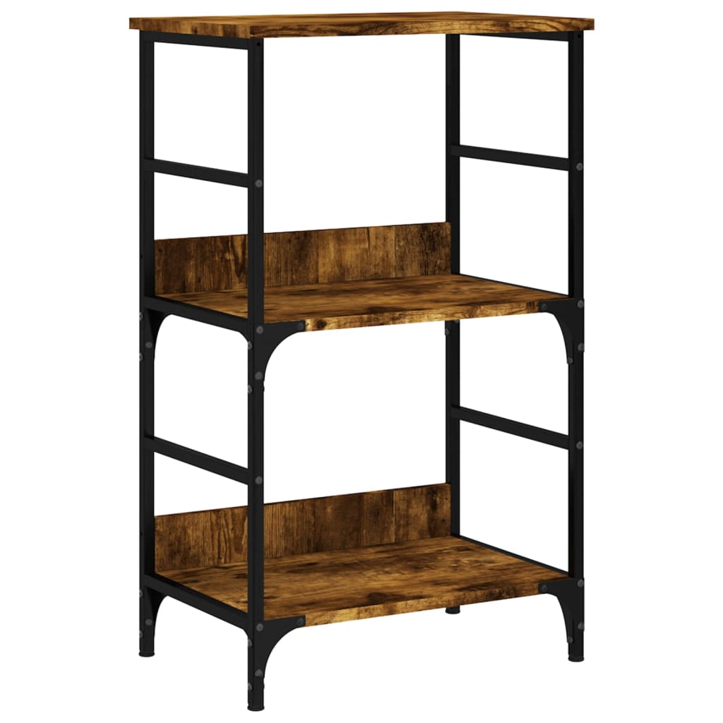 Vidaxl Estantería de Madera de Ingeniería 50x33x82 Cm Negro