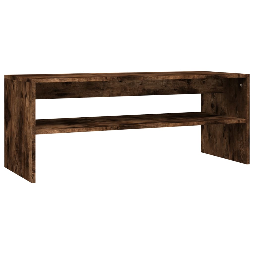 Vidaxl Mesa de Centro de Madera Contrachapada 100x40x40 Cm Blanco