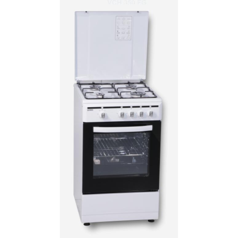 Cocina Rommer VCH-455 NAT - Color Blanco  - 4 fuegos/zonas