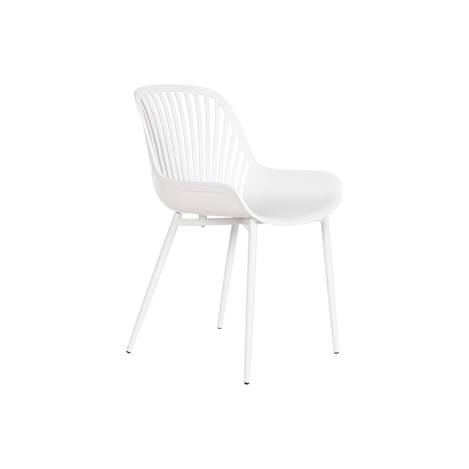 Silla metal pp 50x51,5x81 blanco , El mejor complemento para tu hogar.
