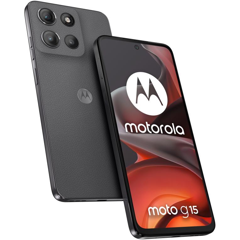 Motorola moto g15 17.1 cm (6.72") SIM doble Android 15 4G USB Tipo C 8 GB 512 GB 5200 mAh Gris