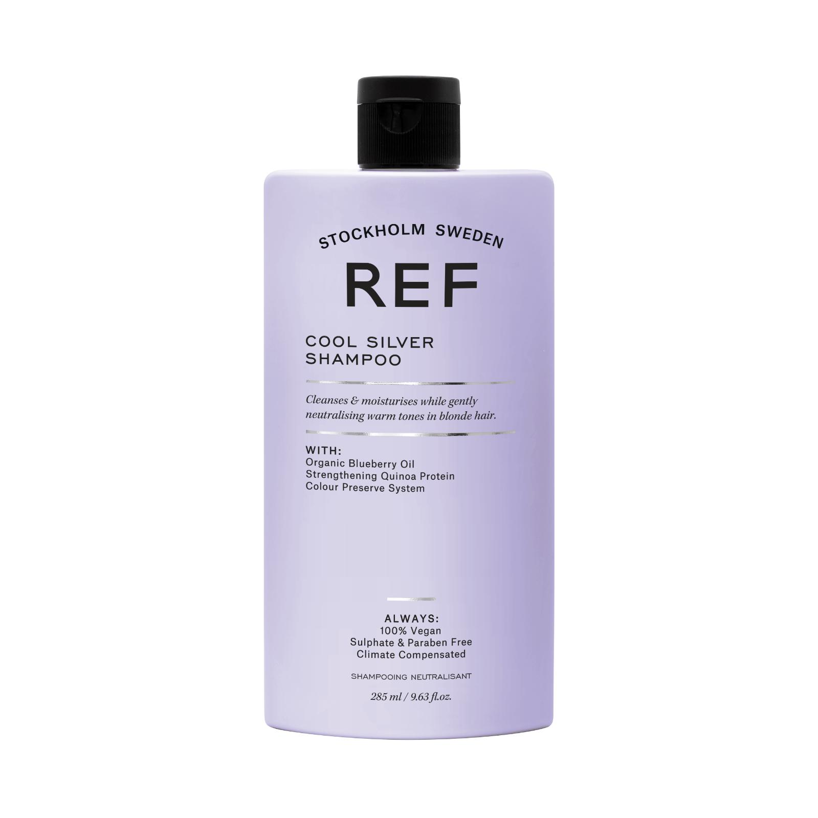 Ref REF Stockholm Champú Neutralizador de Tonos Amarillos para Cabello Blanco y Rubios