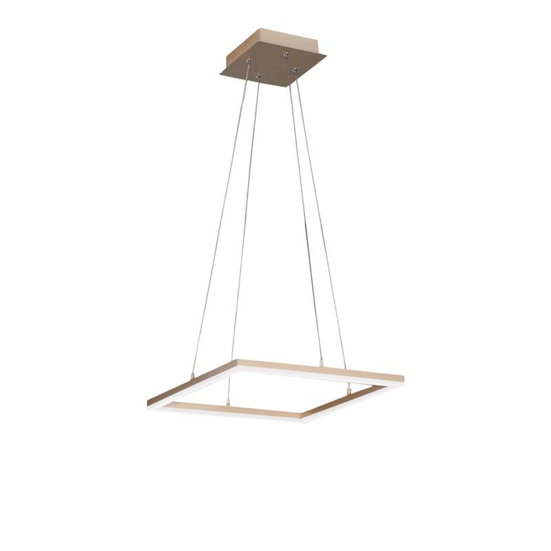 Lámpara colgante de techo LED BARD 39W 3394-40-225 Oro Mate Fabas Luce