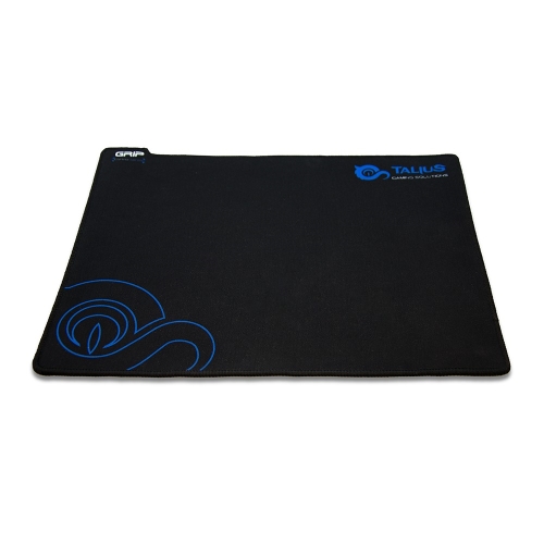 Talius - alfombrilla gaming grip control- tamaño l (40x32cm) - negro/azul