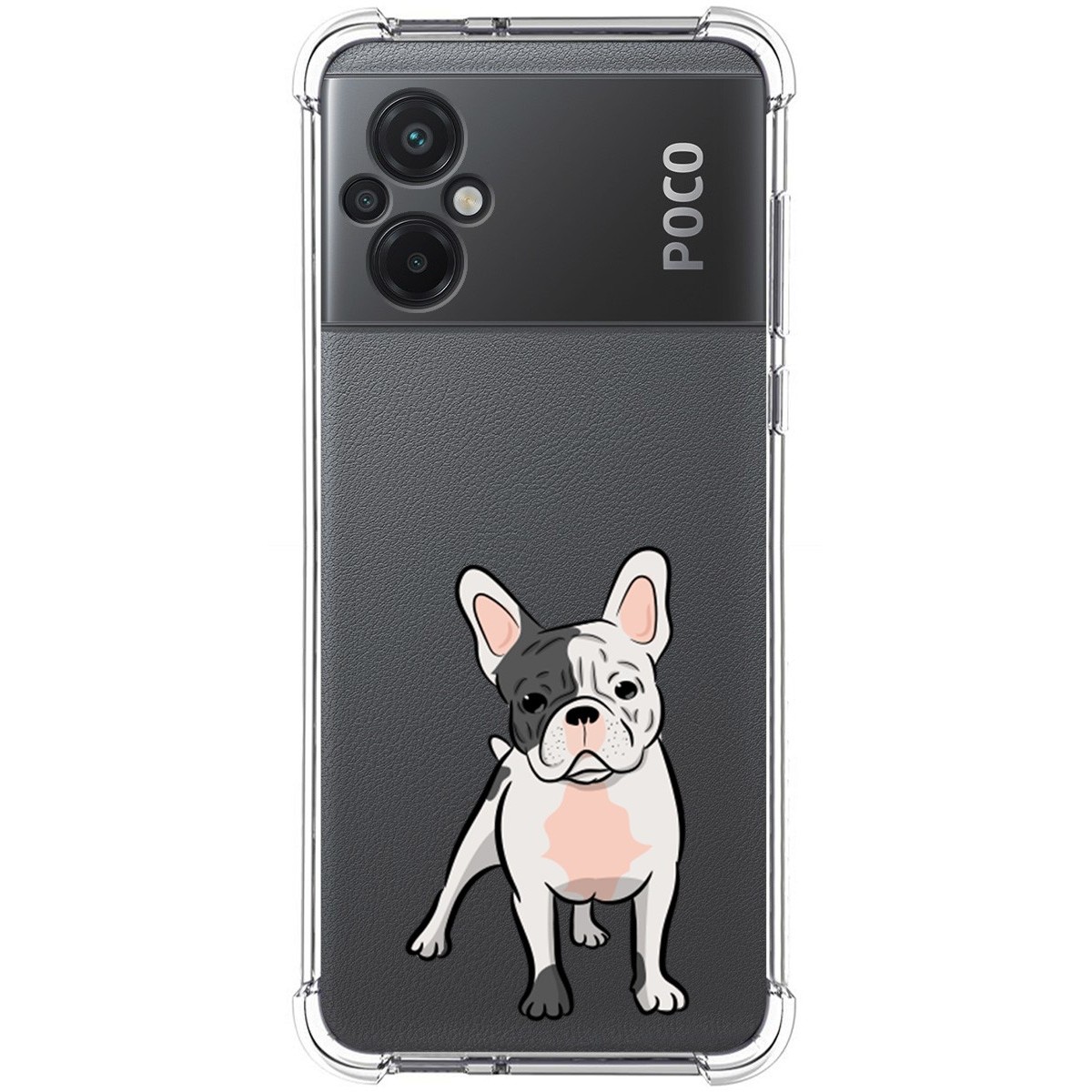 Funda Silicona Antigolpes para Xiaomi POCO M5 diseño Perros 06 Dibujos