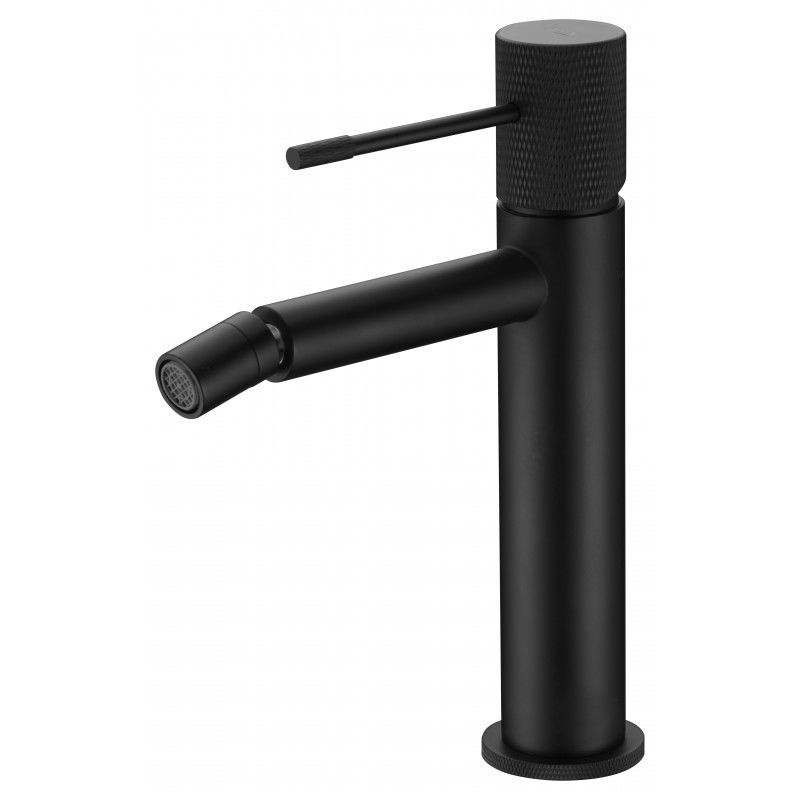 Imex Line BDD038-2NG grifo monomando negro mate para bidé fabricado en latón con cartucho cerámico de 35 mm