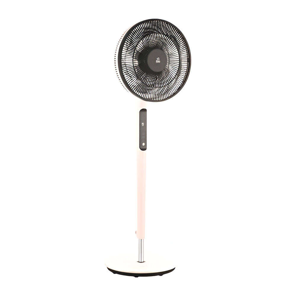 Fm P420DC - Ventilador de Pie con Mando a Distancia 40CM, Bajo Consumo, Cabezal multiorientable