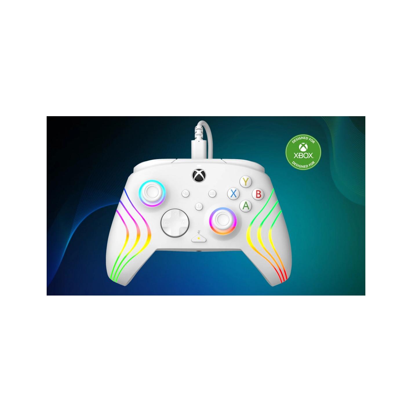 Afterglow Wave Wired Controller · White - Mando para XBOX