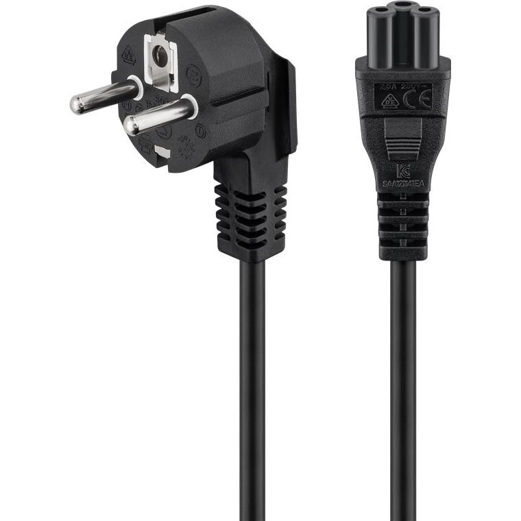 Goobay 44877 cable de transmisión Negro 3 m Enchufe tipo F C5 acoplador