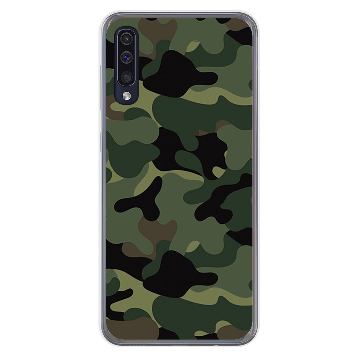 Tumundosmartphone Funda Gel Tpu para Samsung Galaxy A50 / A50s / A30s diseño Camuflaje Dibujos
