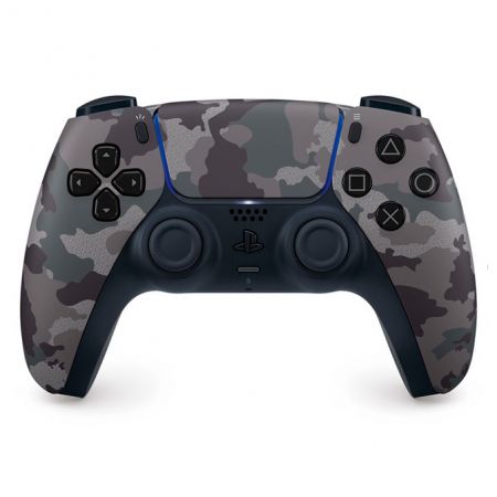 Sony DualSense Grey Camouflage - Wireless Controller for PS5 with haptic feedback, adaptive triggers, integrated speaker, and long-lasting battery, perfect for enhanced gaming experience.