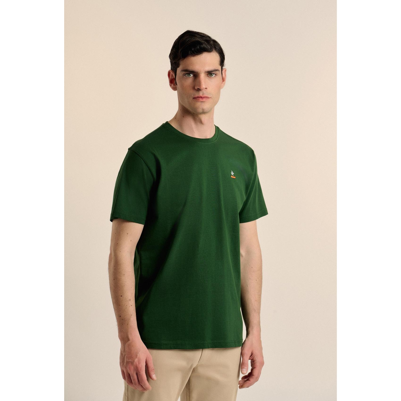 Camiseta Valecuatro logo ESP verde intenso