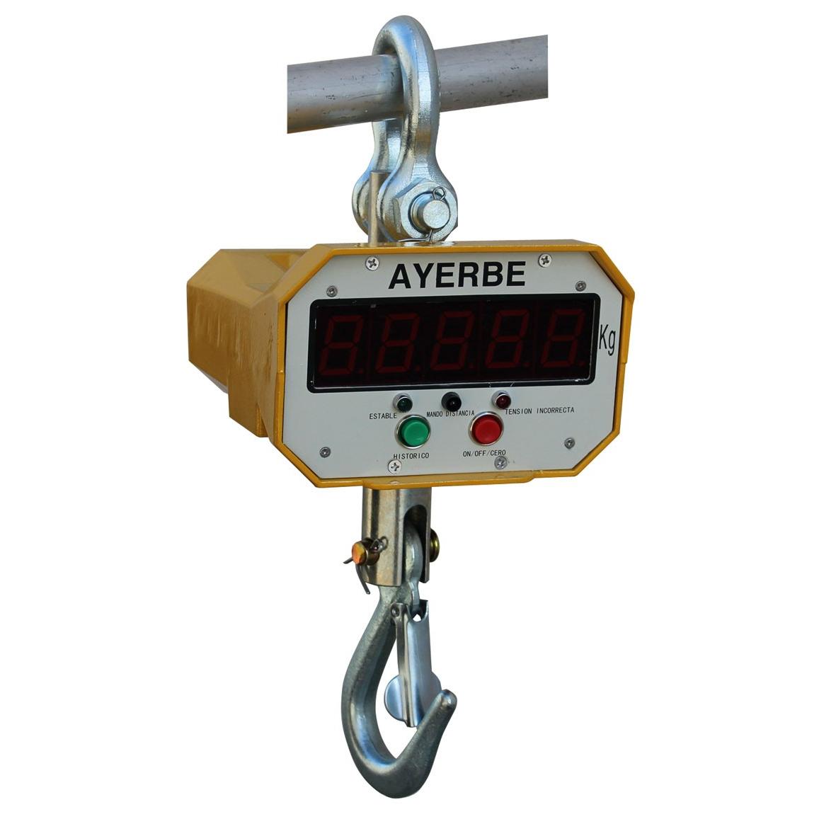 Báscula Gancho Pesaje AYERBE AY-5000-GP 5TN