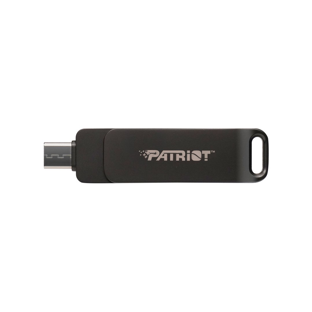 Patriot Rage R550 64GB USB 3.2 Gen 1 Tipo-A+C Unidad Flash - Unidad Thumb - Unidad Pen - PE64GR550DSAD